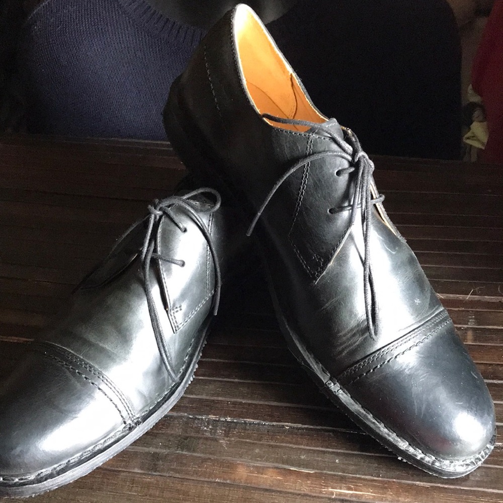 🚨BoGo½ SEBAGO Black Leather Cap Toe Oxford Loafers